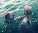  ambiguous_gender bubble butt-berry duo frillish nintendo pok&eacute;mon pok&eacute;mon_(species) signature tentacles tentacool text underwater url video_games water 