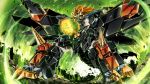  drill energy garimpeiro genesic_gaogaigar glowing_hands hands_together hell_and_heaven highres mecha no_humans super_robot tail wings yuusha_ou_gaogaigar yuusha_ou_gaogaigar_final yuusha_series 