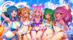  ass bikini cleavage lucifer_(monster_strike) monster_strike raphael_(monster_strike) swimsuits tagme 