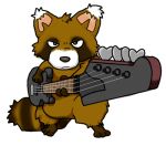  2008 anthro belly brown_body brown_fur brown_nose canid canine fur humanoid_hands kemono low_res mammal musical_instrument raccoon_dog sapuriba simple_background solo tanuki white_background 