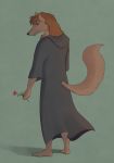  anthro awu_(artist) canid canine canis flover furry_tail hi_res keidran male mammal solo twokinds webcomic wolf zen_(twokinds) 