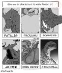  alien alien_humanoid big_breasts breasts capcom doom_(series) doom_eternal elder_dragon exposed_breasts fatalis female flying_wyvern gogmazios hi_res humanoid id_software khan_maykr krekk0v male maykr moder monster_hunter paolumu shin_godzilla video_games 