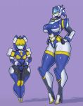  absurd_res big_breasts breasts c21 duo duo_focus female group hi_res humanoid machine mammal robot saidra short_stack thick_thighs wide_hips 