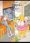  accessory alphys anthro apron athletic athletic_female bakery bar bar_stool big_breasts black_bars bottomwear breasts buckteeth cake city cityscape claws cleavage clothed clothing colored_nails day eye_contact eye_patch eyewear feeding female female/female fin fish food footwear fries fully_clothed furgonomics furniture gills glasses hair hair_down head_fin hi_res hooters inside leaning leaning_back leaning_on_object legwear letterbox long_hair looking_at_another marine meat nails nam name_tag night open_mouth open_smile overweight overweight_female pigeon_toed red_hair red_nails reptile ribbons romantic_ambiance romantic_couple sausage scalie sharp_teeth shirt shoes short_stack shorts skirt small_breasts smile socks standing stool tail_accessory tail_ribbon tank_top teeth thick_thighs topwear undertale undyne uniform video_games wide_hips yellow_sclera 