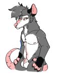  3:4 anthro judas_mintyrainbow15 male mintyrainbow15 opossum_anthro solo 