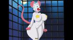  16:9 2018 anthro big_breasts breasts cage crossgender dracojeff female genitals mammal moon mouse murid murine navel nude open_mouth pasties pinky_(warner_brothers) pinky_and_the_brain pussy red_nose rodent smile solo thick_thighs warner_brothers wide_hips widescreen 