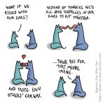  &lt;3 blue_body blue_fox_(foxes_in_love) blue_fur canid canine comic couple_(disambiguation) dialogue duo english_text feral fox foxes_in_love fur green_body green_fox_(foxes_in_love) green_fur mammal text why 