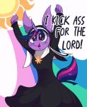  dialogue dragonpone equid equine female friendship_is_magic hi_res mammal my_little_pony nun solo twilight_sparkle_(mlp) 