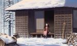  building kamado_nezuko kimetsu_no_yaiba snow yusheng 