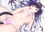  animal_ears azur_lane bra catgirl hatsuharu_(azur_lane) koko_sokodoko panties tail underwear 