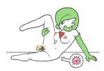  anthro arcnod areola brandy_(arcnod) breasts disembodied_penis duo female gardevoir genitals hair hair_over_eye humanoid impregnation male male/female nintendo one_eye_obstructed ovum penis pok&eacute;mon pok&eacute;mon_(species) pussy raised_leg smile sperm_cell video_games 