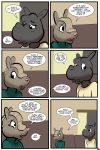  anthro armadillo comic curious dialogue female hi_res mammal question rhinocerotoid sex_talk shy speech_bubble study_partners sumatran_rhinoceros teenager text thunderouserections xenarthran young 