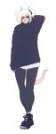  ambiguous_gender anthro arudora_(character) clothing hi_res horn narrowed_eyes solo squint sweater topwear unknown_species wasabitea 