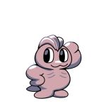  commentary creature english_commentary full_body gen_1_pokemon machop no_humans pokemon pokemon_(creature) rumwik signature simple_background solo standing white_background 