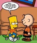  bart_simpson charlie_brown peanuts tagme the_simpsons 