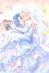  athrun_zala cagalli_yula_athha carrying closed_eyes couple dearka_elsman dress formal gradient gradient_background gundam gundam_seed gundam_seed_destiny haro imminent_kiss kira_yamato lacus_clyne lunamaria_hawke petals princess_carry shinn_asuka smile suit wedding wedding_dress white_dress white_suit yuuka_seisen yzak_joule 