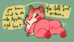  animal_crossing anthro apple_(animal_crossing) blush butt cricetid female flipside fur genitals hamster looking_at_viewer mammal nintendo nude open_mouth presenting presenting_hindquarters presenting_pussy pussy rodent simple_background smile solo text video_games 