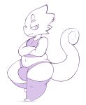  2020 animal_crossing anthro bulge chameleon clothed clothing crossed_arms curled_tail flick_(animal_crossing) half-closed_eyes hi_res horn legwear lizard looking_away male midriff narrowed_eyes navel nintendo on_one_leg panties piercing psydoux reptile scalie shirt sketch skimpy slightly_chubby solo standing stockings tank_top thick_thighs thigh_highs topwear underwear video_games 
