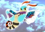  2020 absurd_res blizzard_entertainment blue_body blue_skin brightwing dragon fairy_dragon female hi_res lepidopteran_wings multi-faceted solo video_games warcraft wings 