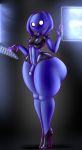  android anthro clothing curvaceous curvy_figure discord_(app) figurine footwear genitals girly glowing hi_res high_heels humanoid_genitalia humanoid_penis light machine male mouthless noseless nude penis robot sangelia screen shoes solo thick_thighs voluptuous wide_hips 