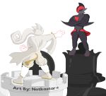  alpha_channel anthro banette blade chess clothed clothing digital_media_(artwork) duo energy gallade gesture hi_res jacket male nintendo notkastar pointing pok&eacute;mon pok&eacute;mon_(species) signature solo topwear video_games zipper 