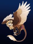  2020 4_toes absurd_res ambiguous_gender blue_eyes brown_body brown_fur cutie_mark digital_media_(artwork) fan_character feathered_wings feathers feral fur hi_res my_little_pony paws solo toes turnipberry wings 