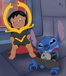  bulge camel_toe clothing disney human lilo lilo_and_stitch mammal smile special_k stitch young 