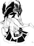  bestiality black_and_white breasts canine cum cum_in_pussy cum_inside duo female feral human interspecies legend_of_zelda link_(wolf_form) male mammal midna monochrome nipples penetration penis sex straight the_legend_of_zelda twilight_princess vaginal vaginal_penetration video_games wolf wolf_link 