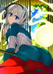  ass dress konpaku_youmu myon pantyhose sazanami_mio sword touhou 