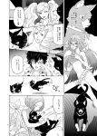  ann_takamai atlus comic domestic_cat doujinshi duo felid feline felis female feral futaba_sakura group haru_okumura human japanese_text male mammal megami_tensei megami_tensei_persona monochrome morgana_(persona) ren_amamiya ryuji_sakamoto text translation_request video_games zakiko 