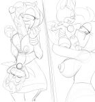  amy_rose big_breasts big_penis bodily_fluids breasts chip_(sonic) denizen1414 eulipotyphlan fellatio female genitals hedgehog hi_res huge_breasts huge_penis hyper hyper_genitalia hyper_penis licking male mammal monochrome oral penile penis penis_lick sex size_difference sonic_the_hedgehog_(series) sonic_unleashed tears titfuck tongue tongue_out wide_hips 