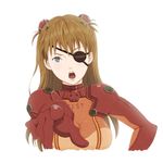 bad_id bad_pixiv_id blue_eyes bodysuit brown_hair evangelion:_2.0_you_can_(not)_advance eyepatch foreshortening long_hair multicolored multicolored_bodysuit multicolored_clothes neon_genesis_evangelion open_mouth orange_bodysuit pilot_suit plugsuit pointing realistic rebuild_of_evangelion red_bodysuit science_fiction shikinami_asuka_langley simple_background skin_tight solo souryuu_asuka_langley test_plugsuit w-i-marion 