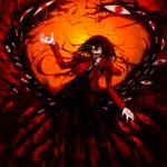  aiko_(nothing_for) alucard_(hellsing) bad_id bad_pixiv_id crazy_eyes eyes hellsing highres horror_(theme) male_focus shadow sharp_teeth solo teeth 