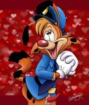  absurd_res anthro bonkers_(series) bottomless clothed clothing domestic_cat erection felid feline felis hi_res hybrid invalid_tag lobofeo male mammal police_uniform solo uniform 