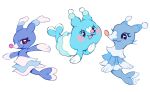  black_eyes brionne commentary creature english_commentary eyelashes full_body gen_7_pokemon no_humans pinkgermy pokemon pokemon_(creature) simple_background white_background 