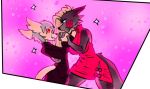  anthro basitin bilberryfryst canid canine canis coyote dancing duo eugeniyburnt_(character) female fox friends hybrid keidran male male/female mammal red_fox silver_fox size_difference thecomixdaddlis28_(artist) twokinds webcomic 