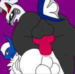  absol anal anal_penetration balls duo genitals legendary_pok&eacute;mon lucario_uke_uwu male male/male male_penetrated male_penetrating male_penetrating_male nintendo penetration pok&eacute;mon pok&eacute;mon_(species) sex silvally video_games 