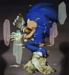  after_rape after_sex anthro bodily_fluids clothing cum cum_covered cum_in_mouth cum_inside genital_fluids legwear male messy shoppaaaa socks solo sonic_the_hedgehog_(series) tears torn_clothing 