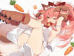  animal_ears fate/grand_order maid muryou naked_apron nekomimi tail tamamo_cat 