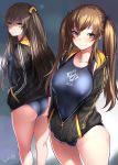  ass bosshi erect_nipples girls_frontline swimsuits ump45_(girls_frontline) 