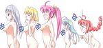  ahoge artist_request blonde_hair blue_eyes blush braid breasts bust_chart censored closed_eyes collarbone cowboy_shot flat_chest green_hair jitome large_breasts leaning_forward lyrical_nanoha mahou_shoujo_lyrical_nanoha mahou_shoujo_lyrical_nanoha_a's mahou_shoujo_lyrical_nanoha_strikers multiple_girls nude ponytail profile red_eyes red_hair reinforce reinforce_zwei shamal sideboob signum silver_hair simple_background single_braid standing vita white_background 