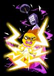 alphys anthro buckteeth clothed clothing coat electricity electricity_manipulation elemental_manipulation eyewear female floating glasses lab_coat lifting lightning_bolt machine mettaton open_mouth reptile robot scalie solo teeth thick_tail topwear umbrella undertale video_games wawako 