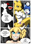  2020 angry animal_crossing animal_humanoid black_eyes blonde_hair blue_eyes blue_hair bowsette_meme breasts canid canine canis collar coller crimellgrim crown digimon digimon_(species) domestic_dog english_text foot_grab fox hair hi_res horn humanoid isabelle_(animal_crossing) koopa koopa_humanoid krystal mammal mario_bros meme nintendo open_mouth ponytail renamon scalie scalie_humanoid sharp_teeth smile spiked_collar spikes star_fox super_crown teeth text video_games yellow_body 