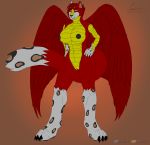  alternate_universe anthro athletic athletic_female avian big_breasts black_nipples breasts canid canine canis chrislhi claws clothed clothing dots dragon european_mythology feathered_wings feathers felid female genitals greek_mythology grin hi_res hybrid lhira(chrislhi) loincloth long_tail mammal muscular muscular_female mythological_avian mythological_firebird mythology nipples nude pantherine phoenix pose pussy smile smirk snow_leopard solo wings wolf 