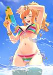  bikini gun swimsuits the_idolm@ster the_idolm@ster_cinderella_girls 