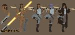  anthro cathar clothed clothing female frostwyrm102 lightsaber melee_weapon model_sheet prosthetic prosthetic_leg prosthetic_limb solo star_wars weapon 