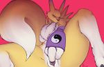  2020 anthro asarkadraws breasts digimon digimon_(species) female fur genitals pussy renamon solo yellow_body yellow_fur 