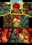  abs anal anal_penetration animal_genitalia animal_penis anthro balls biceps big_penis bodily_fluids chain collar comic cum cum_in_ass cum_inside cum_on_face cum_while_penetrated cumshot digital_media_(artwork) dragon ejaculation erection felid foursome gangbang genital_fluids genitals group group_sex hi_res humanoid_genitalia humanoid_penis internal kaorh knot lizard male male/male male_penetrated male_penetrating male_penetrating_male mammal masturbation muscular muscular_male nude open_mouth orgasm orgasm_face pantherine pecs penetration penile penile_masturbation penis raghan reptile scalie sex tiger tongue uncut 