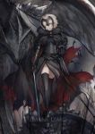  armor fate/grand_order jeanne_d&#039;arc jeanne_d&#039;arc_(alter)_(fate) marumoru sword thighhighs 