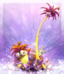  :d ^_^ alolan_and_normal alolan_exeggutor alolan_form alternate_color border closed_eyes commentary creature english_commentary exeggutor full_body gen_1_pokemon gen_3_pokemon gen_7_pokemon happy highres ja-punkster no_humans open_mouth pokemon pokemon_(creature) purple_background regirock shiny_pokemon signature smile spinda standing watermark web_address 